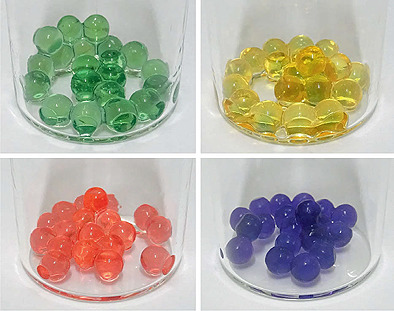Chemische Reaktionen in Bubble-Tea-Bällchen