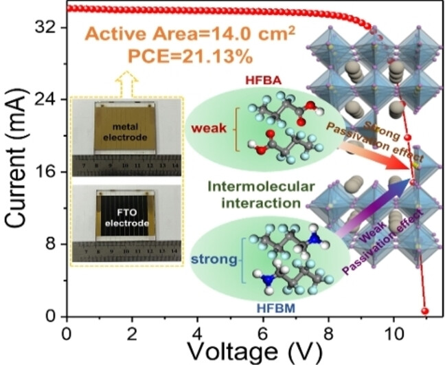 Understanding the Role of Fluorine Groups in Passivating Defects for Perovskite Solar Cells