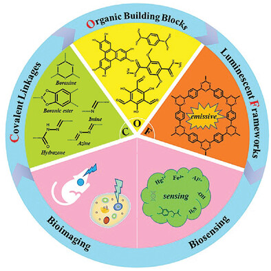 Luminescent Covalent Organic Frameworks for Biosensing and Bioimaging Applications