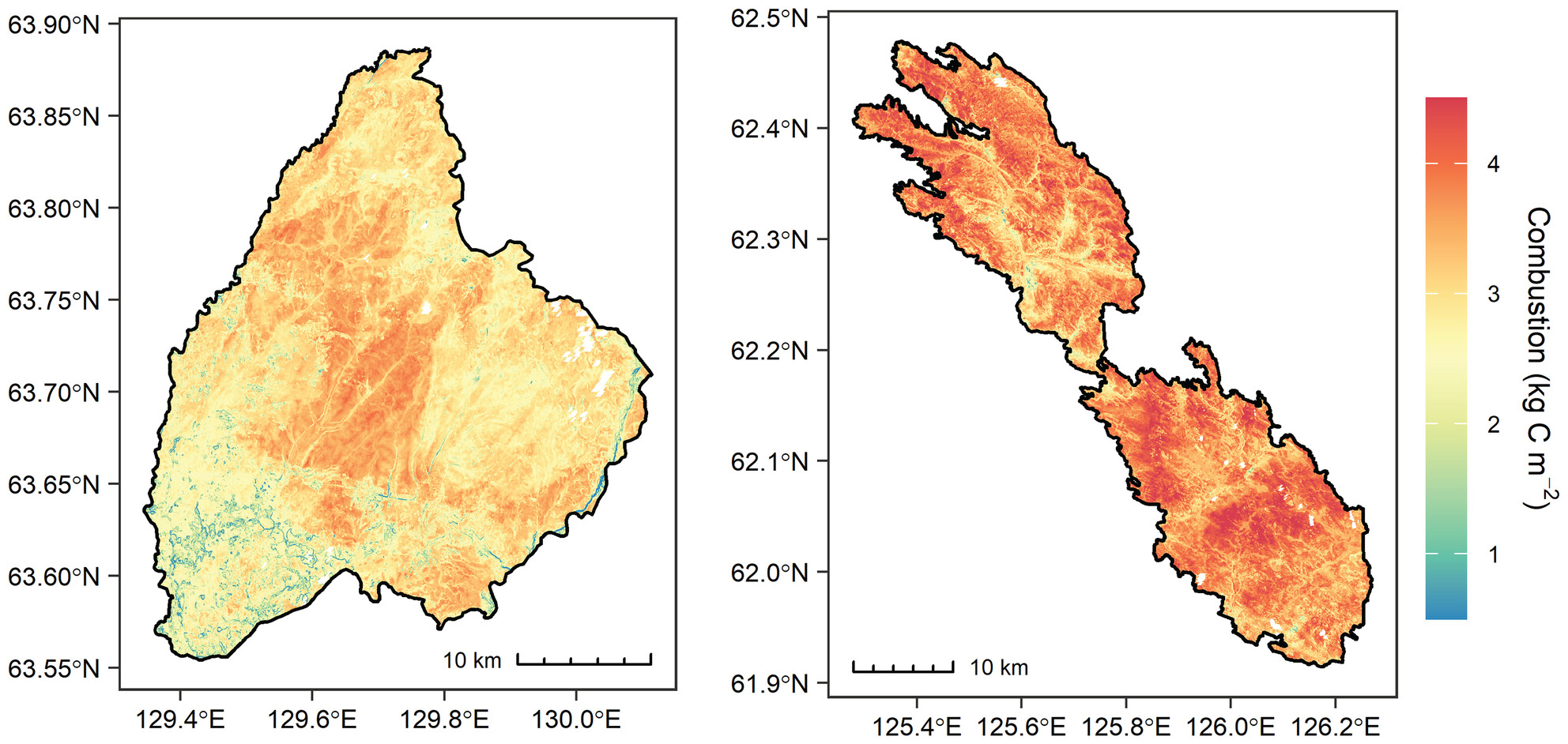 Carbon Emissions From Fires in Eastern Siberian Larch Forests