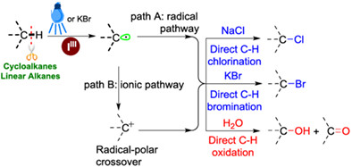 Efficient Photolytic Halogenation and Oxidation of Unactivated Alkyl sp3 C—H Bonds with Iodine(III)