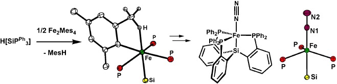 Terminal FeI<span class='icomoon'>ïŁż</span>N2 and FeIIâ
â
â
H<span class='icomoon'>ïŁż</span>C Interactions Supported by Tris(phosphino)silyl Ligands