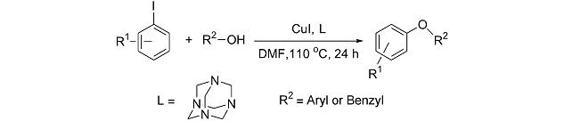 Methenamine as an Efficient Ligand for Copper-catalyzed Coupling of Phenols with Aryl Halides