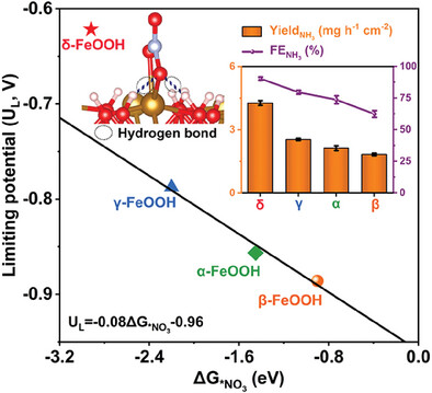 Enhancing Nitrate Reduction to Ammonia Through Crystal Phase Engineering: Unveiling the Hydrogen Bonding Effect in δ-FeOOH Electrocatalysis