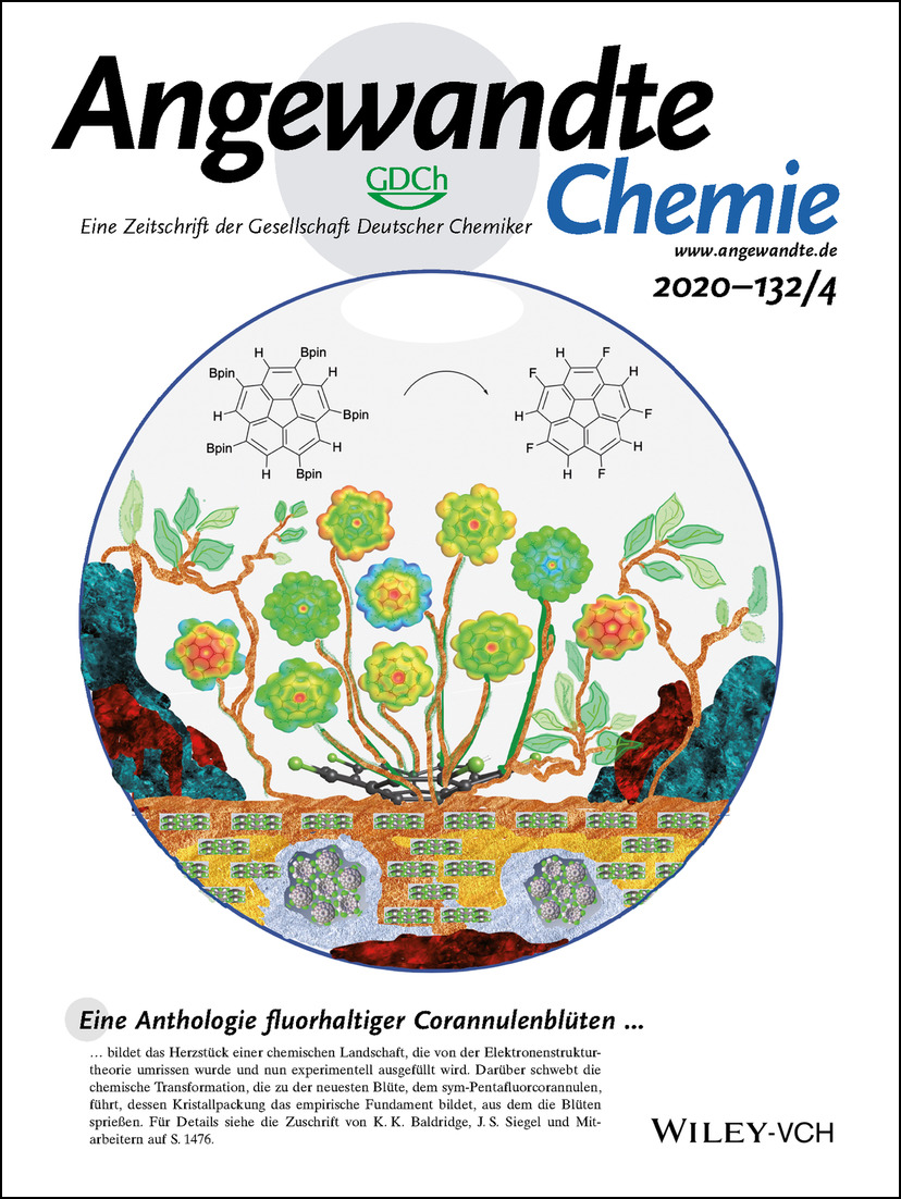 Innentitelbild: Fluorous Corannulenes: Ab initio Predictions and the Synthesis of sym-Pentafluorocorannulene (Angew. Chem. 4/2020) Volume 132 Issue 4, 2020