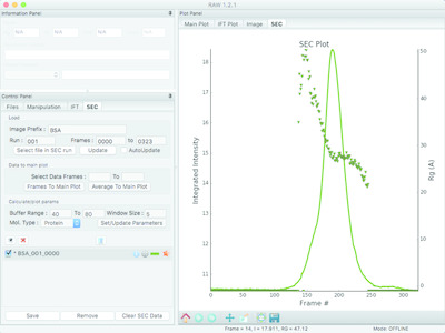 BioXTAS RAW: improvements to a free open-source program for small-angle X-ray scattering data reduction and analysis