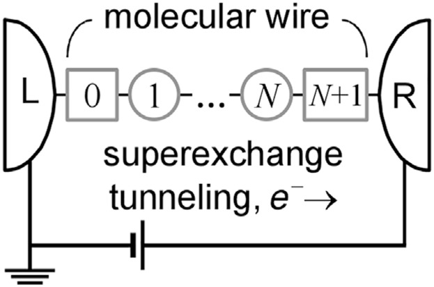 Modified Superexchange Model for Electron Tunneling Across the Terminated Molecular Wire