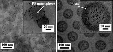 Preparation of Ag-Embedded Polystyrene Nanospheres and Nanocapsules by Miniemulsion Polymerization