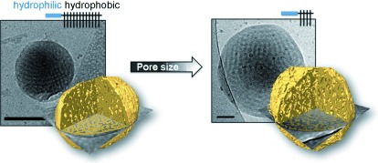 Controlling Internal Pore Sizes in Bicontinuous Polymeric Nanospheres
