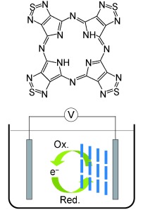 Electrochromism and Stable n-Type Doping of Highly Oriented Thin Films of Tetrakis(thiadiazole)porphyrazine