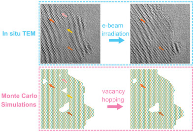 Edge-Mediated Annihilation of Vacancy Clusters in Monolayer Molybdenum Diselenide (MoSe2) under Electron Beam Irradiation