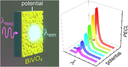 Luminescence Amplification at BiVO4 Photoanodes by Photoinduced Electrochemiluminescence