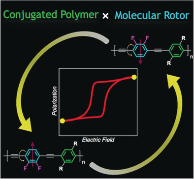 Dipole-Switchable Poly(para-phenyleneethynylene)s: Ferroelectric Conjugated Polymers
