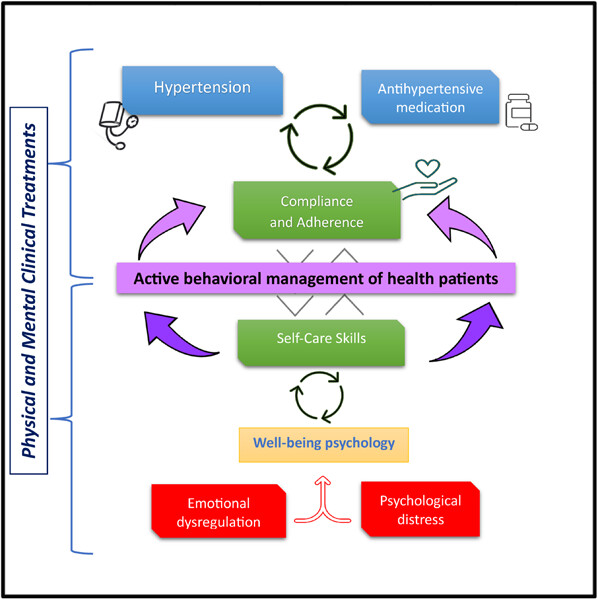 Cardiovascular risk and biopsychosocial interplay: Association among hypertension, anxiety, and emotional dysregulation—observational study in primary care setting for efficient self-care