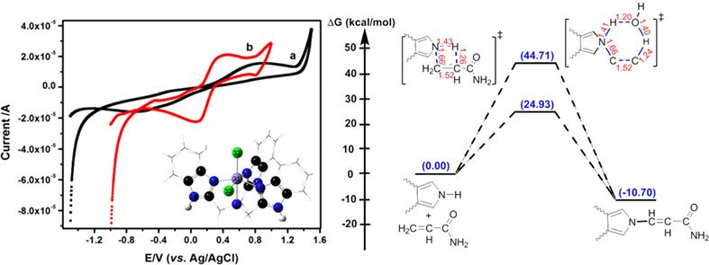 A molecular biomimetic sensor of tris(2-benzimidazolylmethyl)amine-based iron(III) complex for acrylamide detection: Electrochemical study and DFT calculations