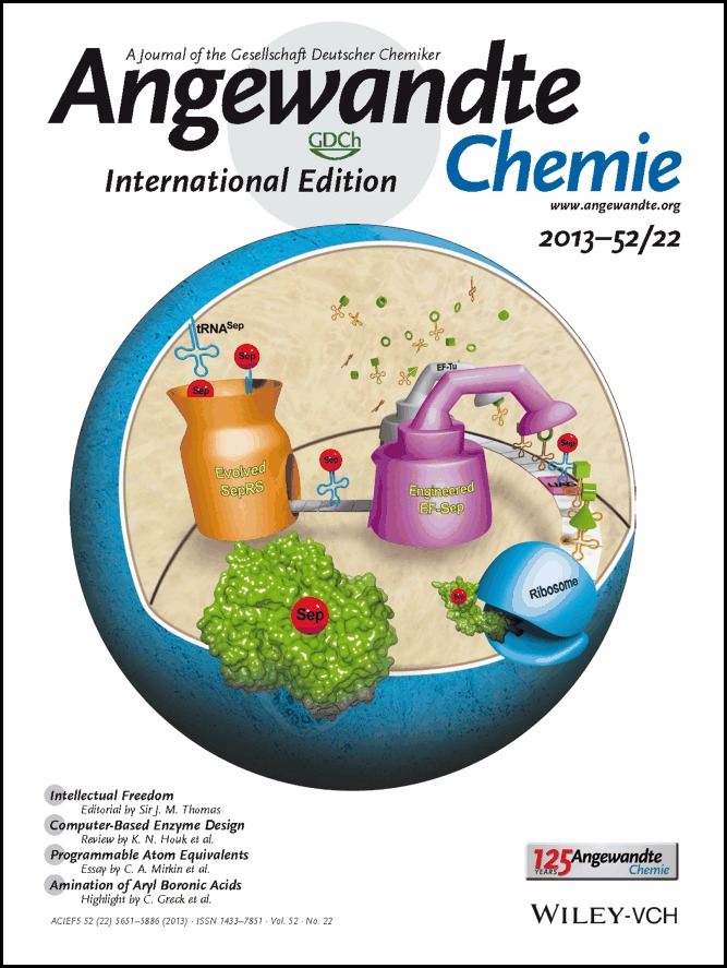 Cover Picture: A Facile Strategy for Selective Incorporation of Phosphoserine into Histones (Angew. Chem. Int. Ed. 22/2013)