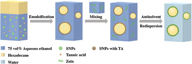 Facile Preparation of Silica/Tannic Acid/Zein Microcapsules Templated from Non-Aqueous Pickering Emulsions and their Application in Cargo Protection