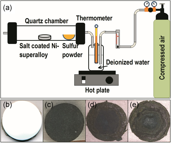 Hot corrosion studies of a salt-coated Ni-based superalloy under flowing wet air and sulfur vapor ambient