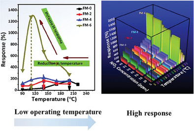 Fe-Mediated Tweaking of Band Bending and Activation Energy in α-MoO3 Nano Lamella for Enhanced NO2 Gas Detection Under Low Operating Temperature