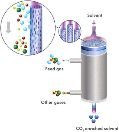 Selective Removal of H2S from Gas Streams with High CO2 Concentration Using Hollow-Fiber Membrane Contractors
