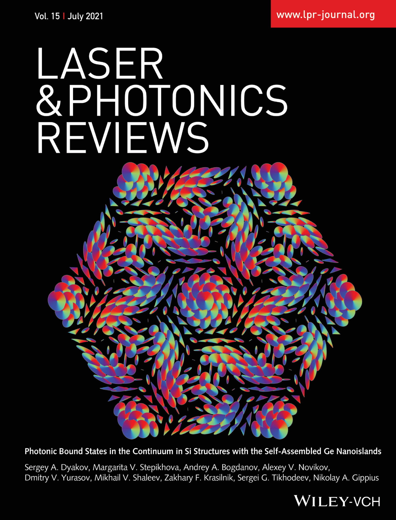 Enhancing Photoluminescence: Photonic Bound States in the Continuum in Si Structures with the Self-Assembled Ge Nanoislands (Laser Photonics Rev. 15(7)/2021) Volume 15 Issue 7, 2021