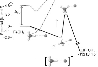 Resonances in the Entrance Channel of the Elementary Chemical Reaction of Fluorine and Methane