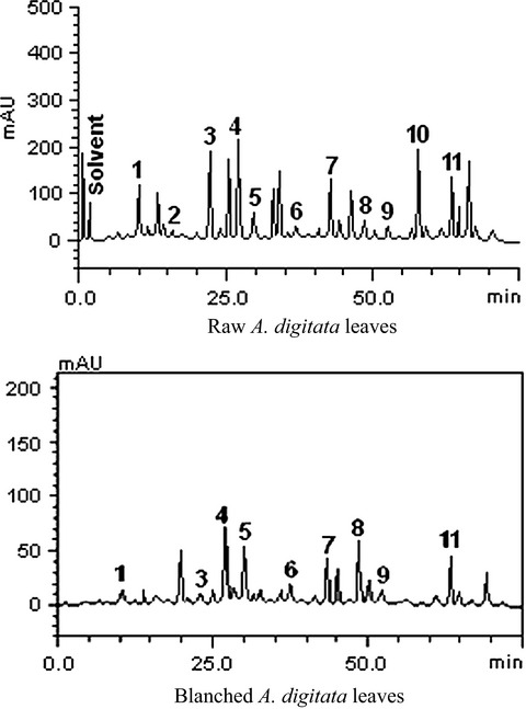 Blanching influences the phenolics composition, antioxidant activity, and inhibitory effect of Adansonia digitata leaves extract on α-amylase, α-glucosidase, and aldose reductase