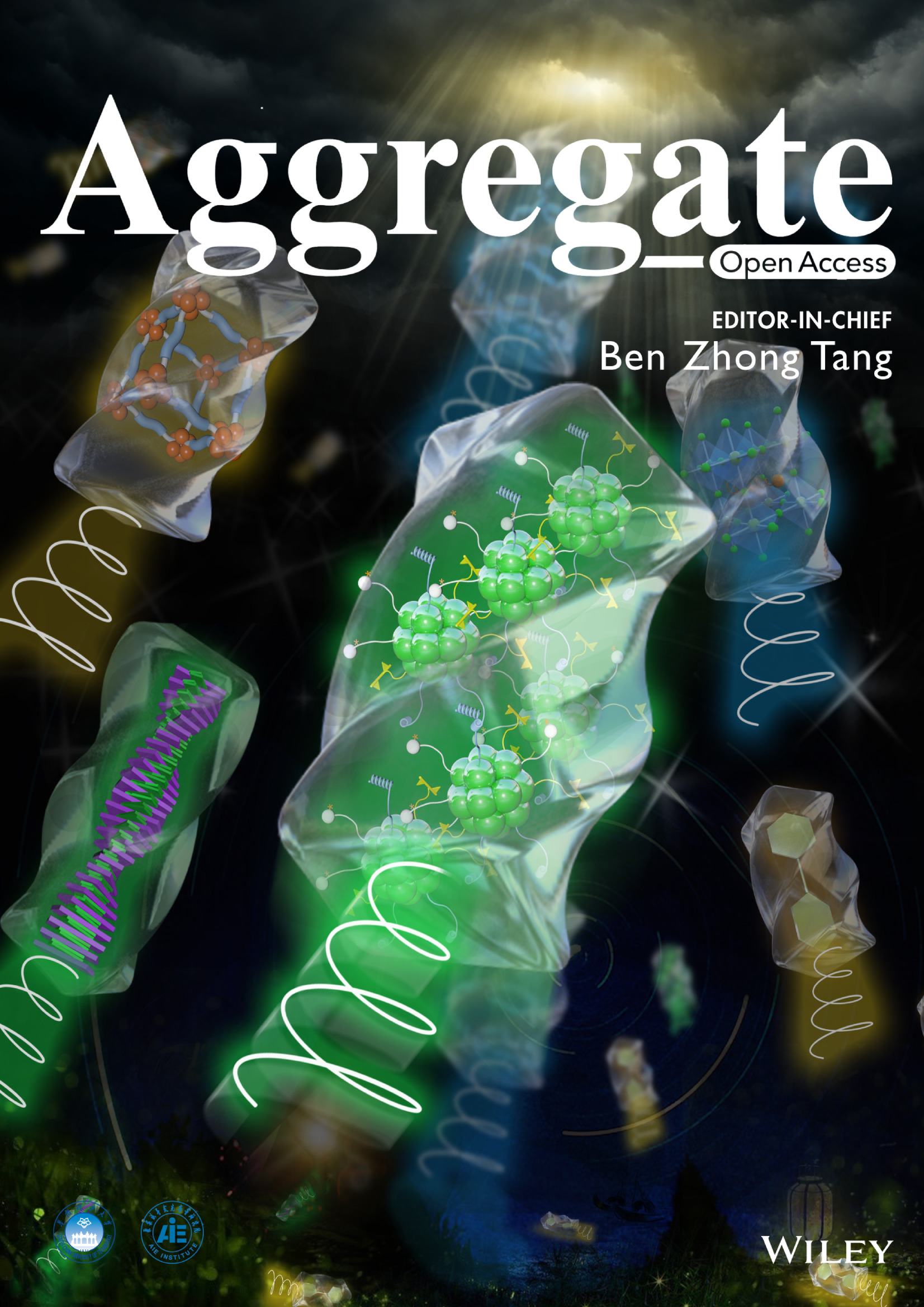 Frontispiece: Circularly polarized luminescence of agglomerate emitters Volume 2 Issue 5, 2021