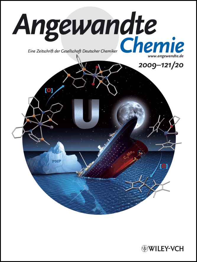 Innentitelbild: Challenging the Metallocene Dominance in Actinide Chemistry with a Soft PNP Pincer Ligand: New Uranium Structures and Reactivity Patterns (Angew. Chem. 20/2009)