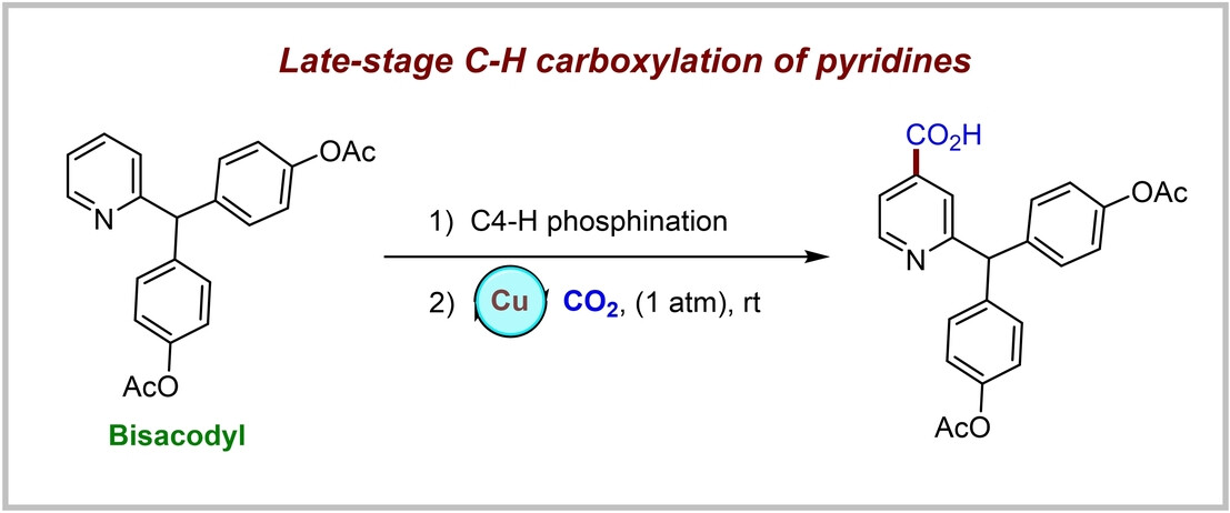 Copper-Catalyzed C4-selective Carboxylation of Pyridines with CO2 via Pyridylphosphonium Salts
