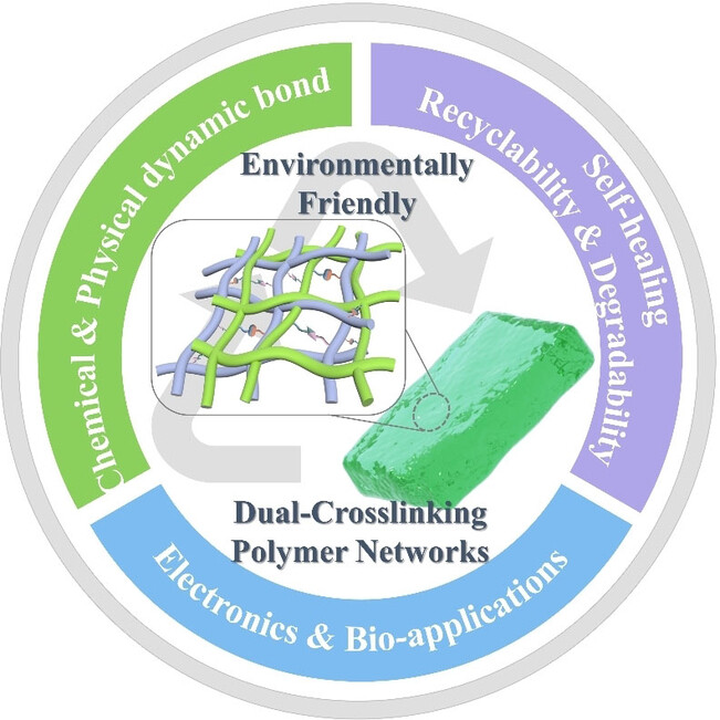 Recent Advances in Environmentally Friendly Dual-crosslinking Polymer Networks
