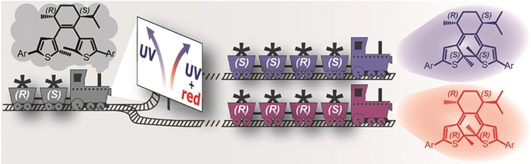 External Reversal of Chirality Transfer in Photoswitches
