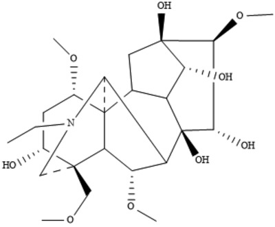 Supramolecular structure, in vivo biological activities and molecular-docking-based potential cardiotoxic exploration of aconine hydrochloride monohydrate as a novel salt form
