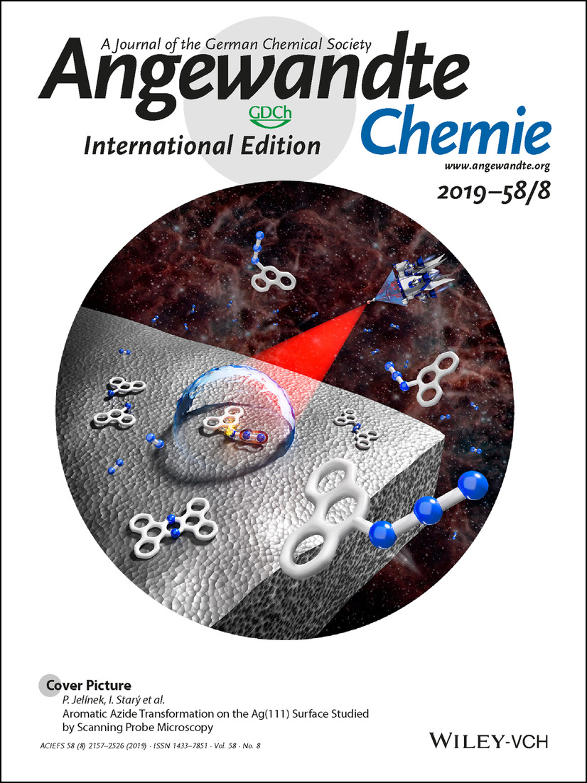 Cover Picture: Aromatic Azide Transformation on the Ag(111) Surface Studied by Scanning Probe Microscopy (Angew. Chem. Int. Ed. 8/2019) Volume 58 Issue 8, 2019