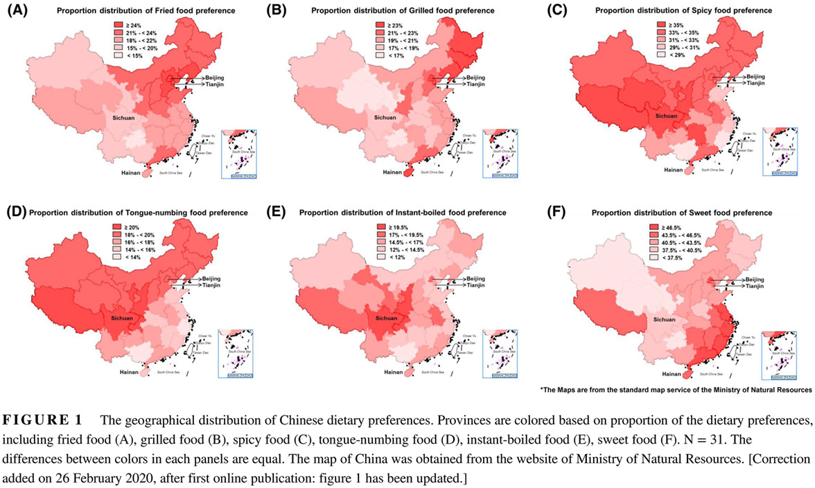 Dietary preferences and diabetic risk in China: A large-scale nationwide Internet data-based study 中国的饮食偏好和糖尿病风险研究:一项基于大规模互联网数据的全国性研究