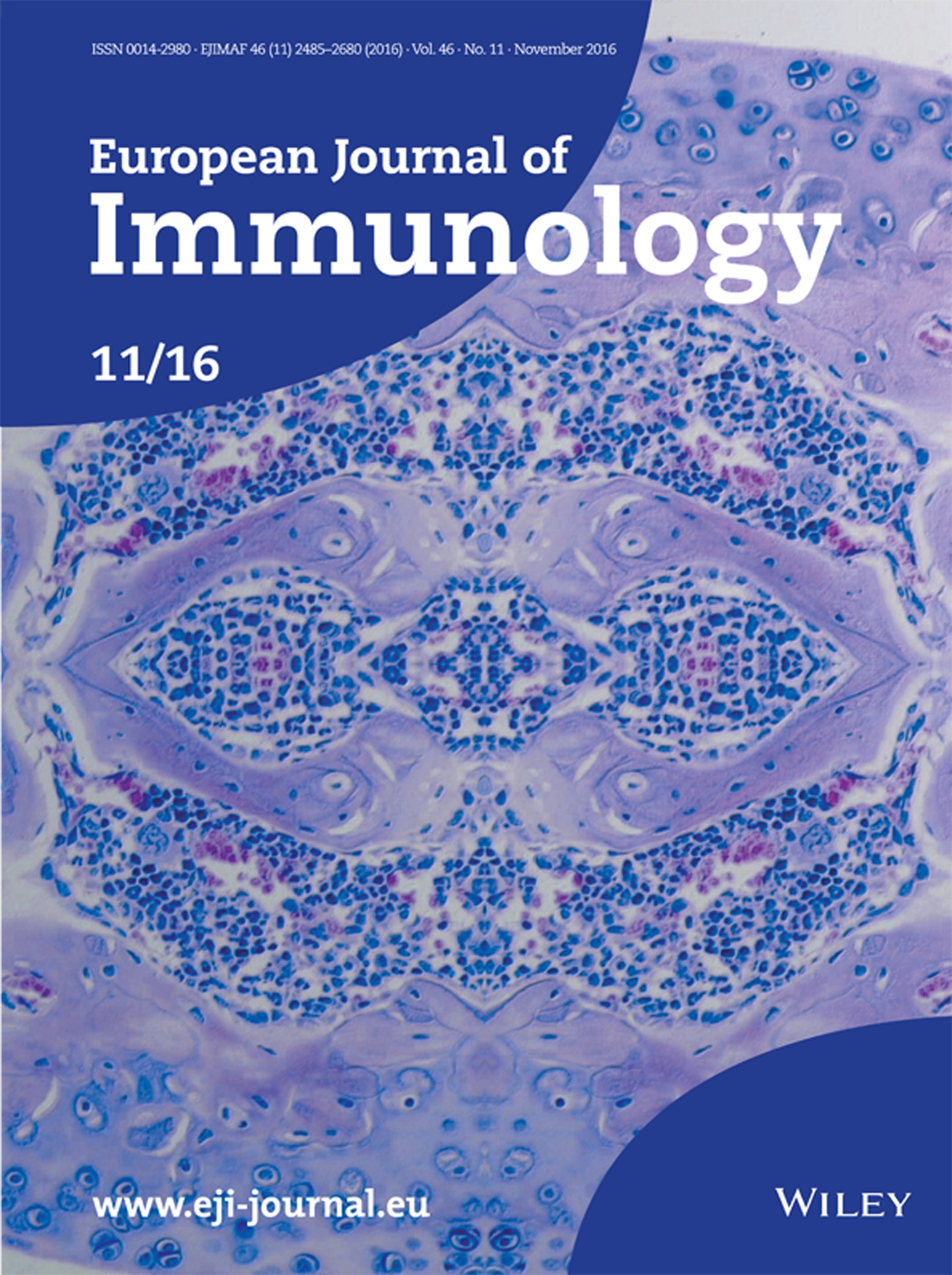 Cover Picture: Eur. J. Immunol. 11'16