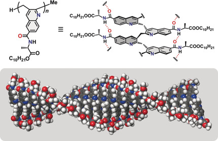 Construction of Helically Stacked π-Electron Systems in Poly(quinolylene-2,3-methylene) Stabilized by Intramolecular Hydrogen Bonds