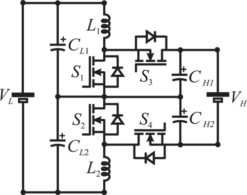 Stacked bidirectional DC-DC converter based on classical boost/buck converter for uninterruptible power supply applications