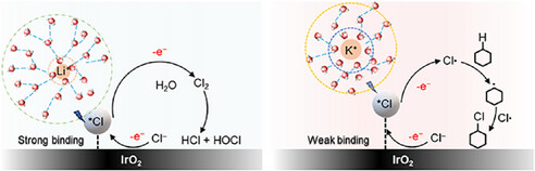 Alkali Metal Cations Impact the Selectivity of Radical-Mediated Electrochemical C─H Chlorination