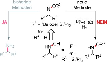 B(C6F5)3-katalysierte Hydrierung von Oximethern ohne Spaltung der N-O-Bindung