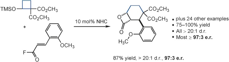 Enantioselective (4+2) Annulation of Donor–Acceptor Cyclobutanes by N-Heterocyclic Carbene Catalysis