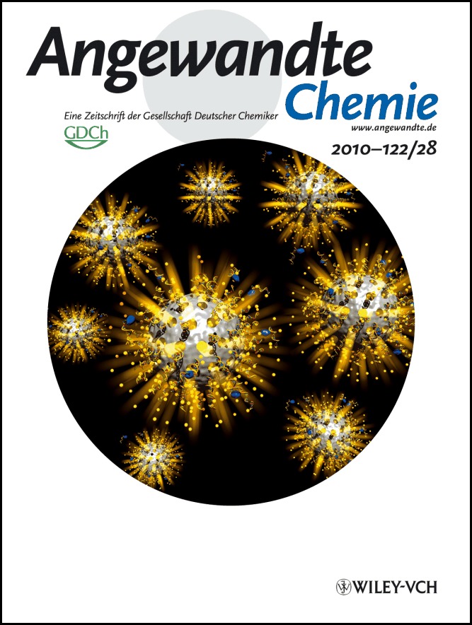 Innentitelbild: Ein programmierbares, DNA-basiertes molekulares Ventil für kolloidales, mesoporöses Siliciumoxid (Angew. Chem. 28/2010)