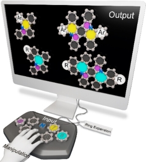 Facile Synthesis of Nitrogen-Doped Nanographenes with Joined Nonhexagons via a Ring Expansion Strategy