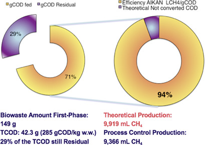 Two-Stage Dry Anaerobic Digestion Process Control of Biowaste for Hydrolysis and Biogas Optimization