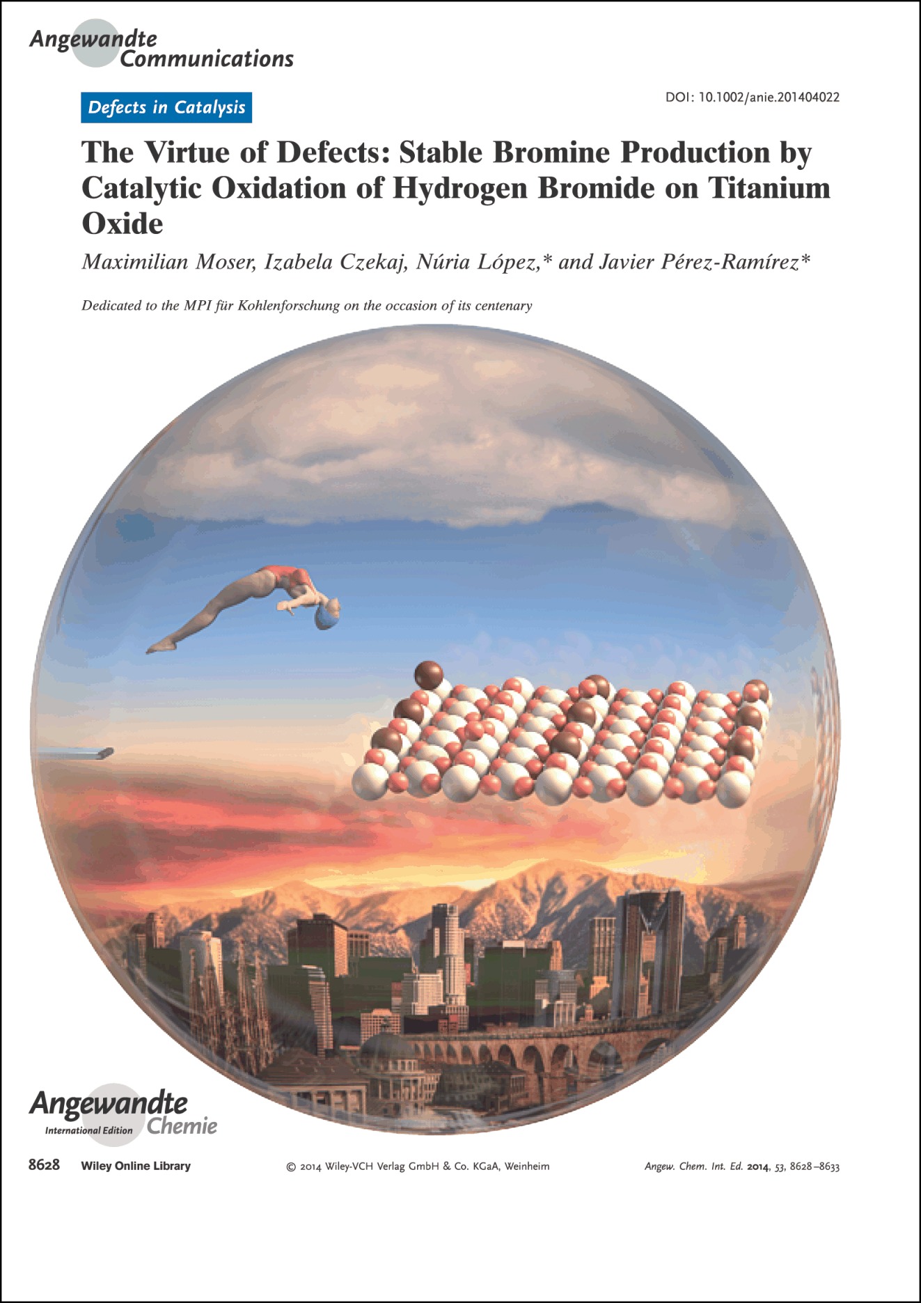 Frontispiece: The Virtue of Defects: Stable Bromine Production by Catalytic Oxidation of Hydrogen Bromide on Titanium Oxide