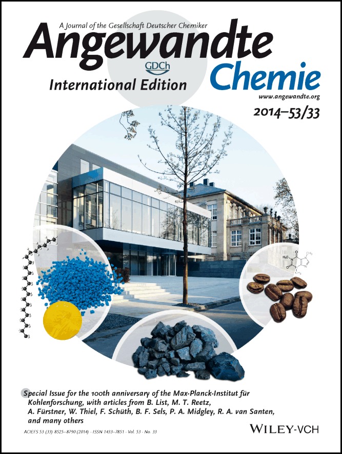 Cover Picture: Catalytic Processes that Changed the World: 100 Years Max-Planck-Institut für Kohlenforschung (Angew. Chem. Int. Ed. 33/2014)
