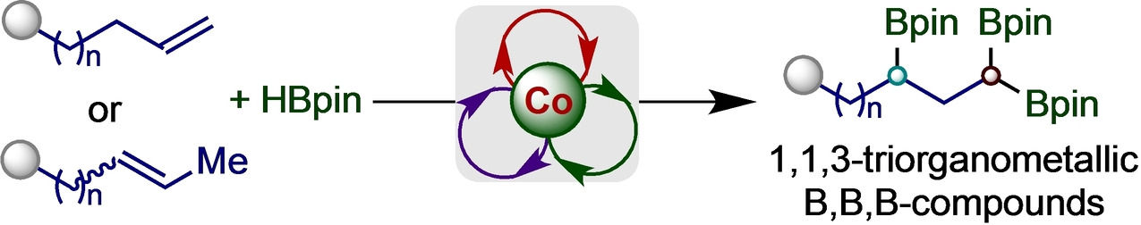 Synergistic Hydrocobaltation and Borylcobaltation Enable Regioselective Migratory Triborylation of Unactivated Alkenes