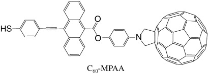 Ordered Self-Assembly and Electronic Behavior of C60–Anthrylphenylacetylene Hybrid