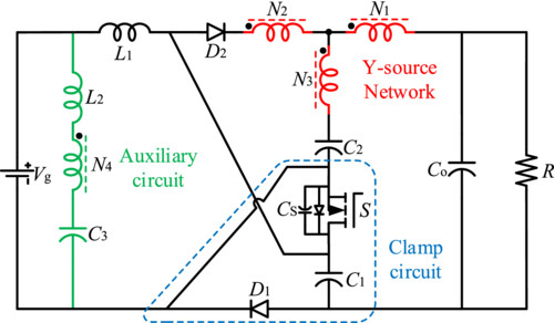 A zero-input-current-ripple high-voltage-gain DC-DC converter with integrated Y-source network