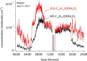 Rapid Autoxidation Forms Highly Oxidized RO2 Radicals in the Atmosphere